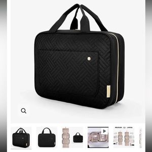 BAGSMART TRAVEL BAG HANGING ORGANIZER BLACK